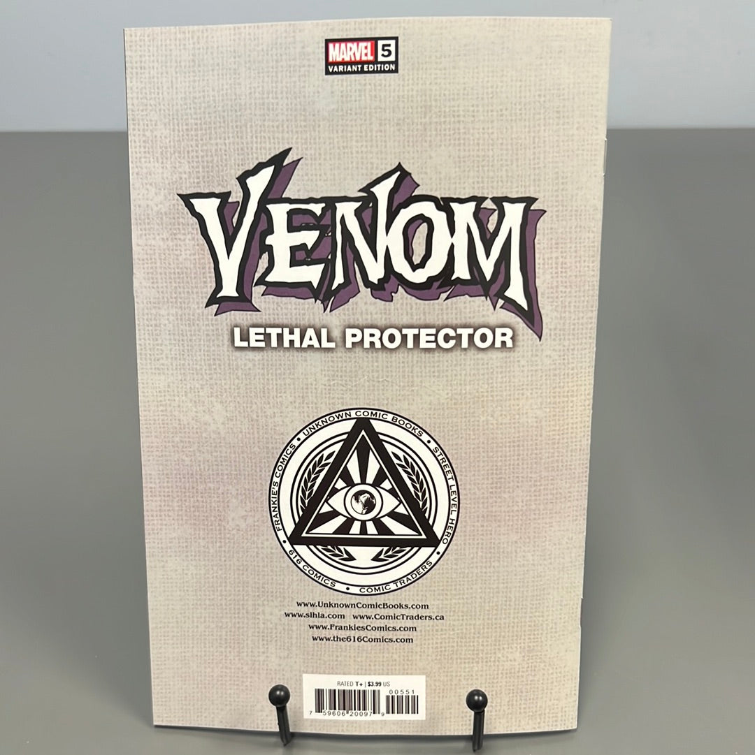 Venom Lethal Protector #5 Tyler Kirkham Trade Dress